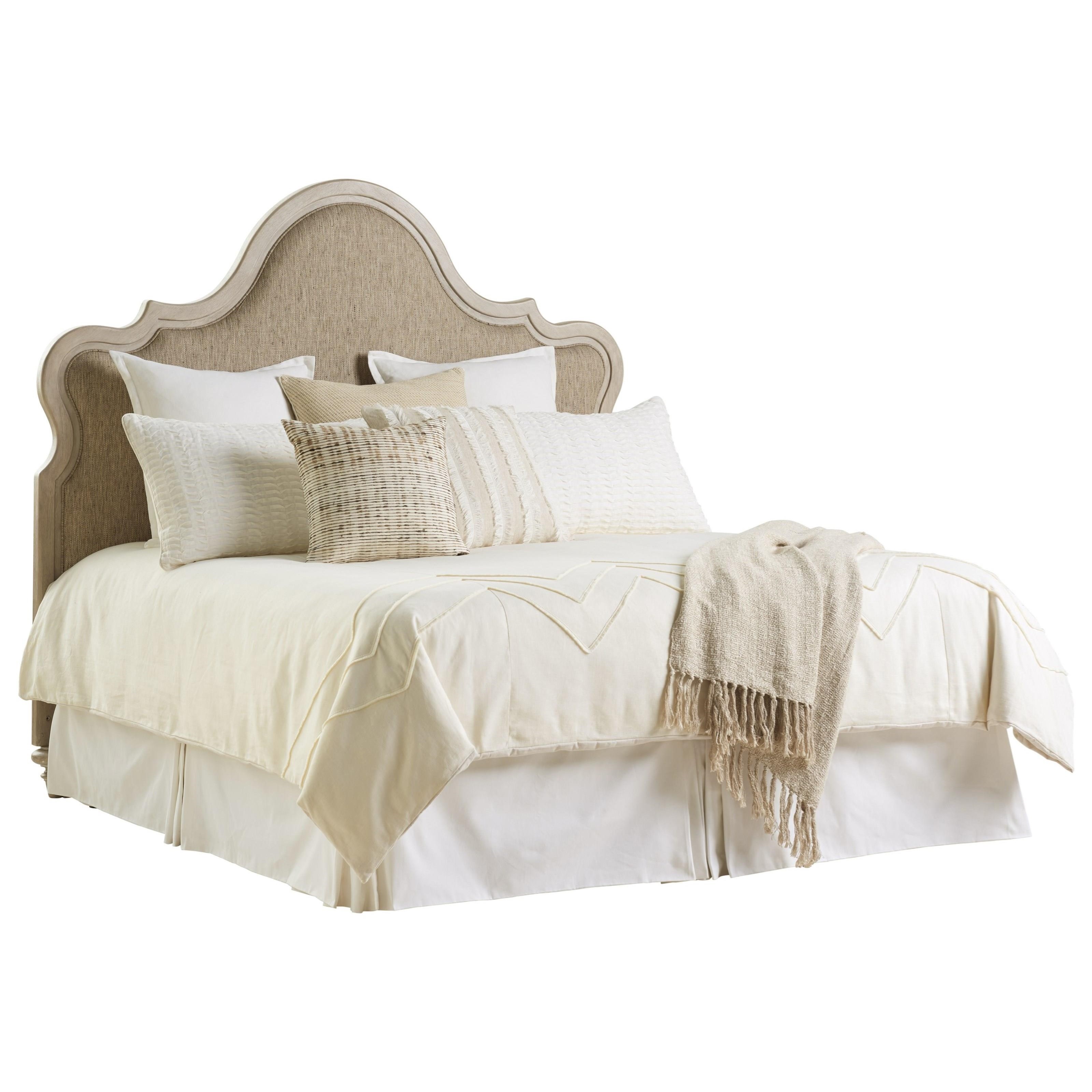 Barclay Butera Malibu 926 144C Zuma King Upholstered Panel Bed Belfort Furniture Bed Upholstered Bed